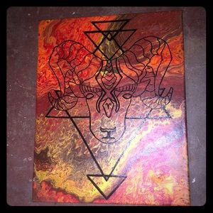 Aries Hand made painting